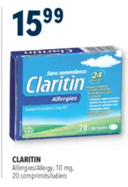 Familiprix CLARITIN, Allergy, 10 mg, 20 tablets offer