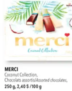 Familiprix MERCI Coconut Collection, Assorted chocolates offer