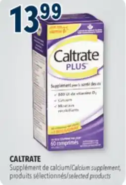 Familiprix CALTRATE, Calcium supplement, selected products offer
