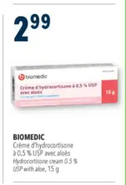 Familiprix BIOMEDIC, Hydrocortisone cream 0.5 % USP with aloe, 15 g offer