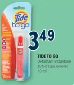 Familiprix TIDE TO GO, Instant stain remover, 10 ml offer