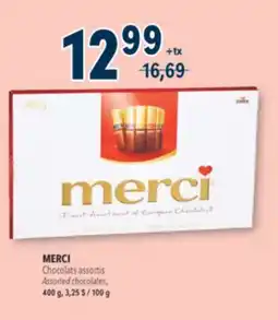 Familiprix MERCI, Assorted chocolates, 200 g offer