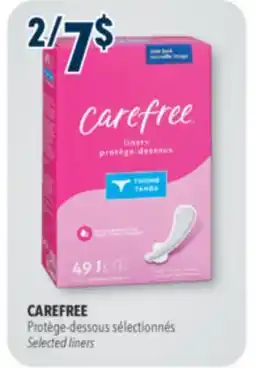 Familiprix CAREFREE, Selected liners offer
