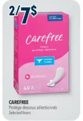 Familiprix CAREFREE, Selected liners offer