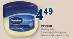 Familiprix VASELINE, Healing Jelly, Petroleum jelly original, 375 g offer