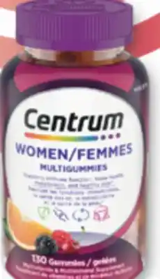 Familiprix CENTRUM, MultiGummies, Selected vitamin and mineral supplements offer