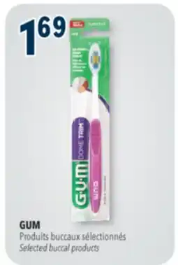 Familiprix GUM, Selected buccal products offer
