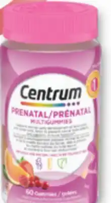 Familiprix CENTRUM, MultiGummies, Suppléments de vitamines et de minéraux sélectionné offer