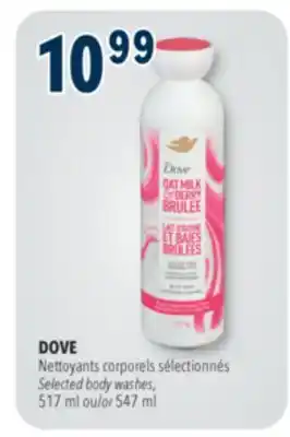 Familiprix DOVE Selected body washes, 517 ml or 547 ml offer