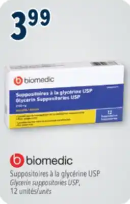 Familiprix BIOMEDIC, Glycerin suppositories USP, 12 units offer