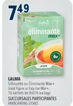 Familiprix LALMA, Silhouette ou Éliminante Max+ 16 sachets de thé offer
