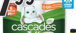 Familiprix CASCADES Paper towels, 6 mega rolls offer