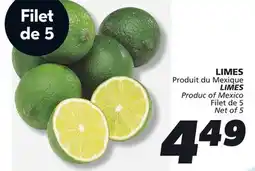 IGA LIMES offer