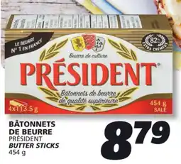 IGA PRÉSIDENT BUTTER STICKS offer