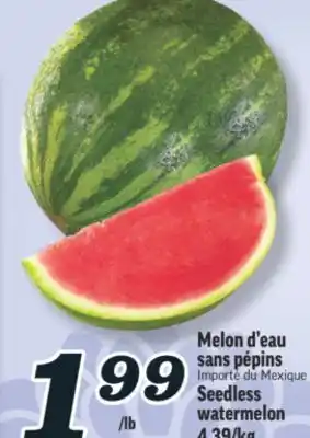 Marché Richelieu MELON D'EAU SANS PÉPINS | SEEDLESS WATERMELON offer