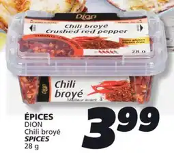 IGA DION Chili broyé SPICES offer