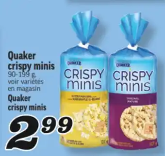 Marché Richelieu QUAKER CRISPY MINIS | QUAKER CRISPY MINIS offer