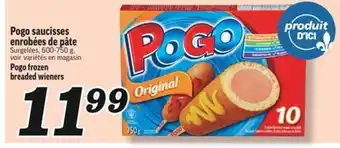 Marché Richelieu Pogo saucisses enrobées de pâte | Pogo frozen breaded wieners offer