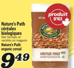 Marché Richelieu NATURE'S PATH CÉRÉALES BIOLOGIQUES | NATURE'S PATH ORGANIC CEREAL offer