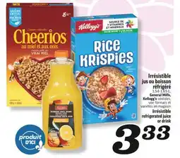 Marché Richelieu IRRÉSISTIBLE JUS OU BOISSON RÉFRIGÉRÉ | IRRÉSISTIBLE REFRIGERATED JUICE OR DRINK offer
