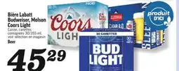 Marché Richelieu BIÈRE LABATT BUDWEISER, MOLSON COORS LIGHT | BEER offer