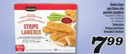 Marché Richelieu SELECTION PORTIONS DE POULET PANÉES | SELECTION FROZEN PORTIONS BREADED CHICKEN offer