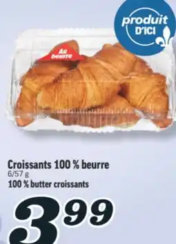 Marché Richelieu CROISSANTS 100 % BEURRE | 100 % BUTTER CROISSANTS offer