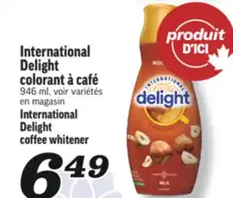 Marché Richelieu INTERNATIONAL DELIGHT COLORANT À CAFÉ | INTERNATIONAL DELIGHT COFFEE WHITENER offer