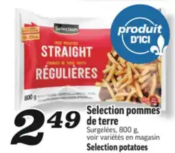 Marché Richelieu SELECTION POMMES DE TERRE | SELECTION POTATOES offer