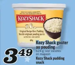 Marché Richelieu KOZY SHACK GOÛTER AU POUDING | KOZY SHACK PUDDING SNACK offer