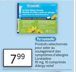 Brunet Personnelle Produits sélectionnés pour aider au soulagement des symptômes d'allergies Loratadine offer