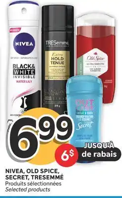 Brunet NIVEA, OLD SPICE, SECRET, TRESEMMÉ Produits sélectionnées offer