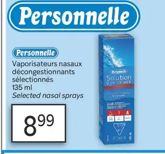 Brunet Personnelle Vaporisateurs nasaux décongestionnants sélectionnés offer