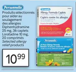 Brunet PERSONNELLE Produits sélectionnés pour aider au soulagement des allergies Diphenhydramine, 25 mg offer