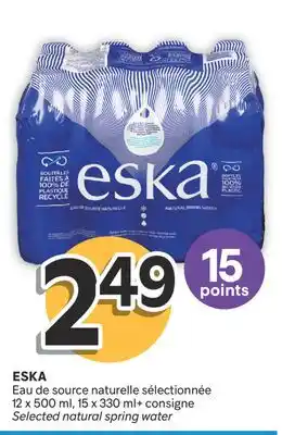 Brunet ESKA Eau de source naturelle sélectionnée offer
