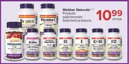 Jean Coutu Webber Naturals Selected Products offer