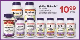 Jean Coutu Webber Naturals Selected Products offer