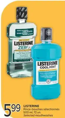 Brunet LISTERINE Rince-bouches sélectionnés offer