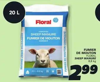 IGA FLORAL SHEEP MANURE offer
