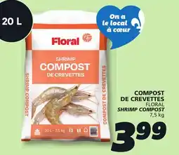 IGA FLORAL SHRIMP COMPOST offer