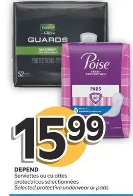 Brunet DEPEND Serviettes ou culottes protectrices sélectionnées offer