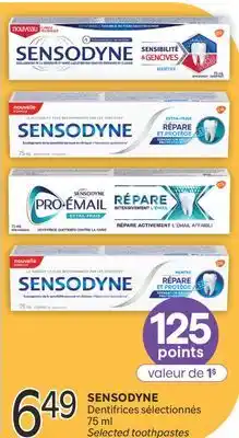 Brunet SENSODYNE Dentifrices sélectionnés offer
