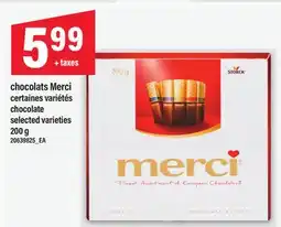 Maxi CHOCOLATS MERCI | CHOCOLATE, 200 G offer