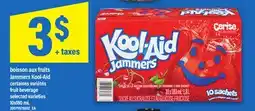 Maxi BOISSON AUX FRUITS JAMMERS KOOL-AID | FRUIT BEVERAGE, 10X180 ML offer