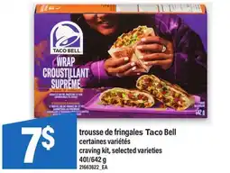 Maxi TROUSSE DE FRINGALES TACO BELL | CRAVING KIT, 401/642 G offer