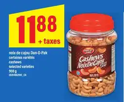 Maxi NOIX DE CAJOU DAN-D-PAK | CASHEWS, 908 G offer