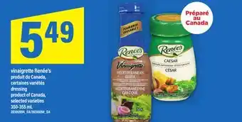 Maxi VINAIGRETTE RENÉE'S | DRESSING, 350-355 ML offer