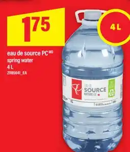 Maxi EAU DE SOURCE PC | SPRING WATER, 4 L offer