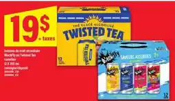 Maxi BOISSON DE MALT ALCOOLISÉE BLACKFLY OU TWISTED TEA CANETTES, 12 X 355 ML offer