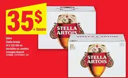 Maxi BIÈRE STELLA ARTOIS, 24 X 330/355 ML offer
